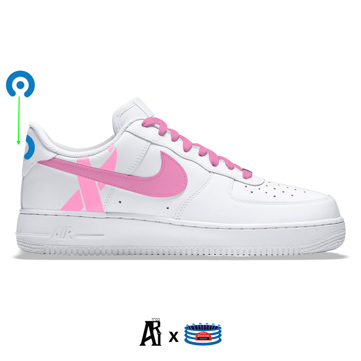 Koning Health Nike Air Force 1 Low Shoes Stadium Custom Kicks 8948