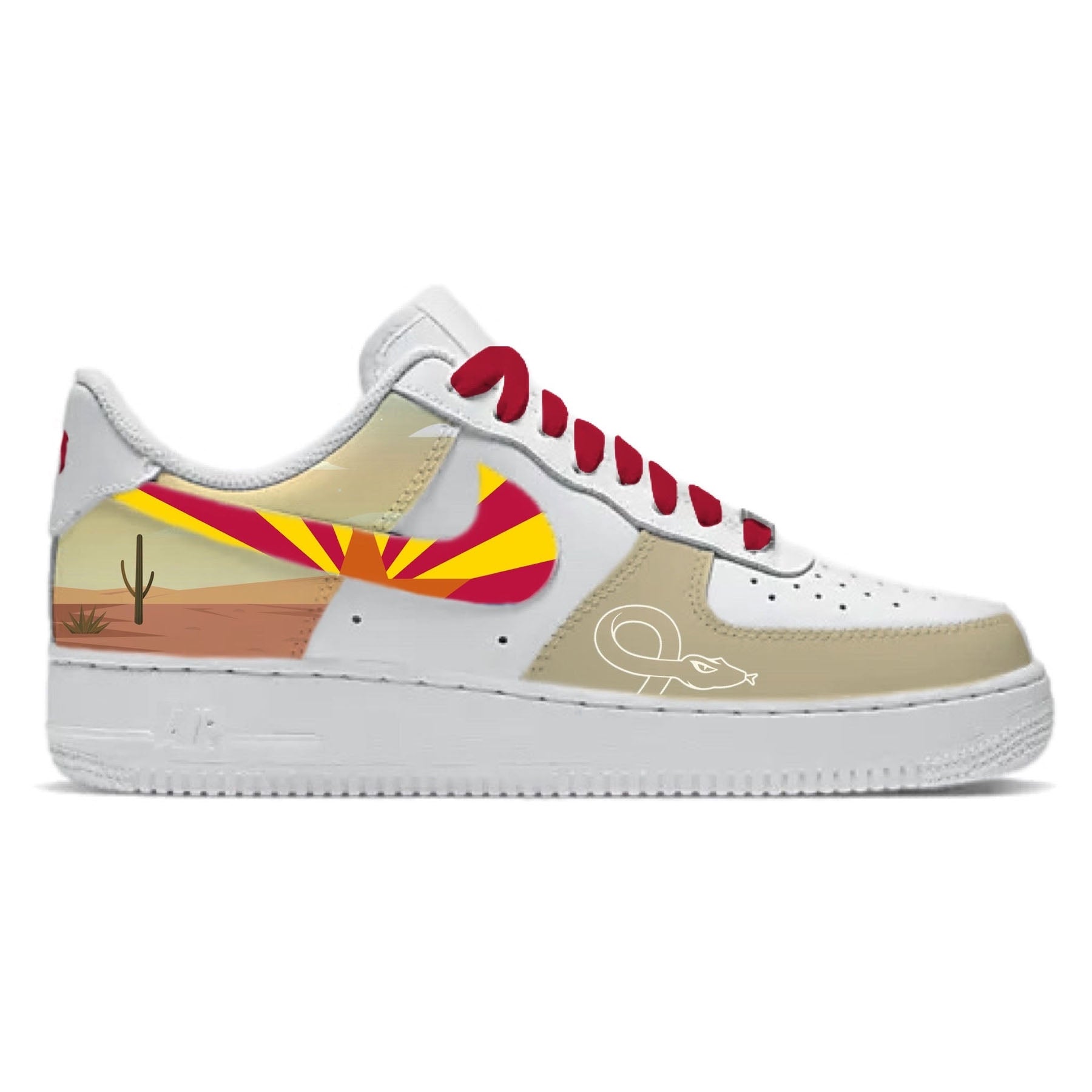 Nike Air Force 1 Mid White/Yellow/Blue Men’s Sneakers - Size 6.5Y Easter AF 1 (2026) ? Early Release 10.5 & 12 Men main image 2