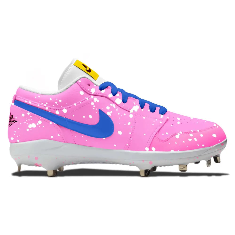 Purple Jordan Baseball Cleats Metal