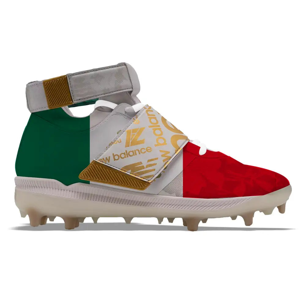 Italy Flag New Balance Lindor 1 TPU Baseball | Stadium Custom Kicks