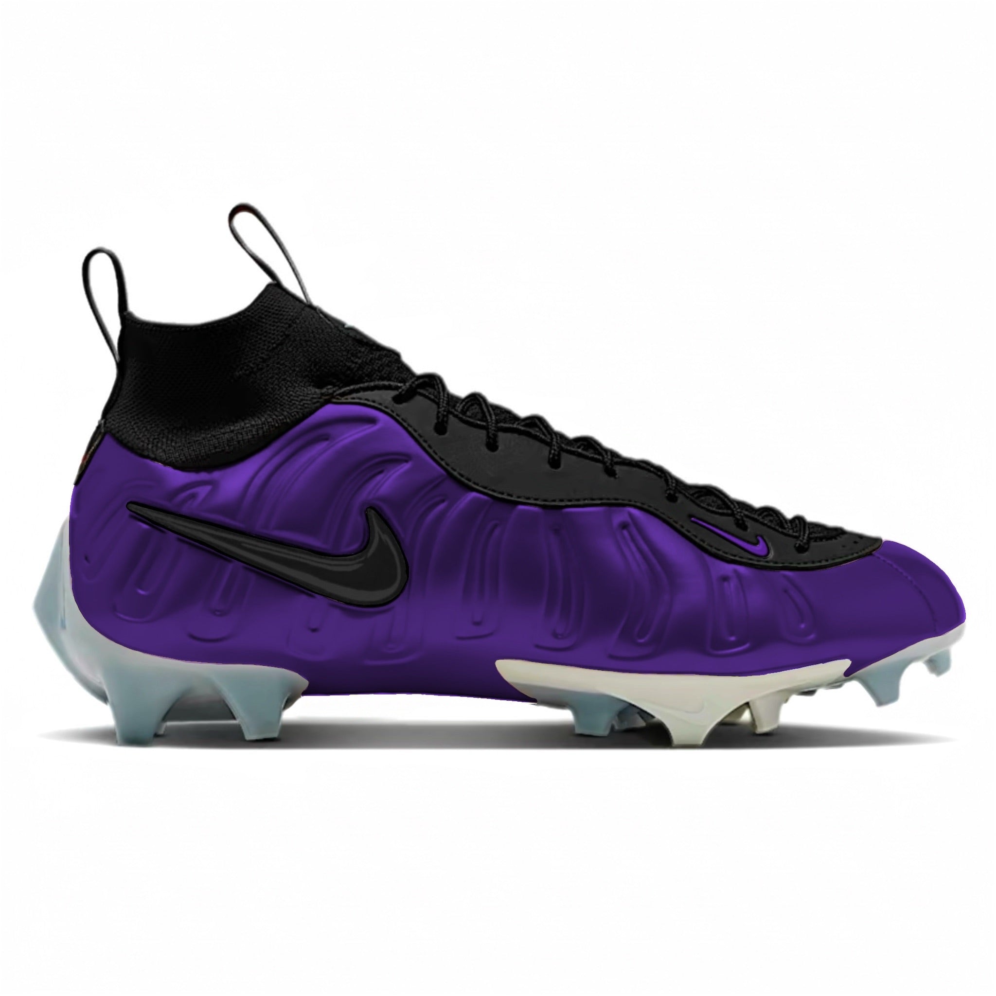 Purple Voltage” Nike Vaporposite Pro Cleats – Stadium Custom Kicks