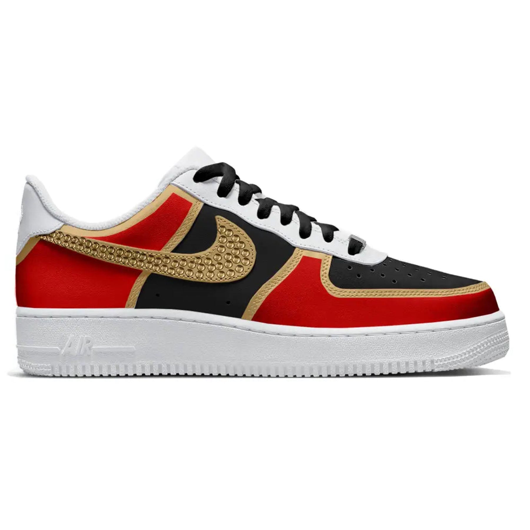 San Francisco Crystals Nike Air Force 1 Low | Stadium Custom Kicks