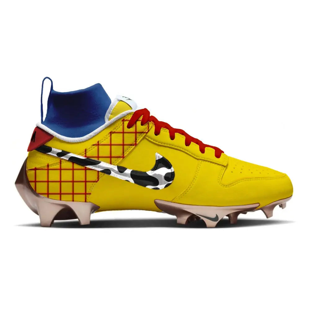 Gold Customize Your Cleats Youth Custom Cleats Curious Monkey