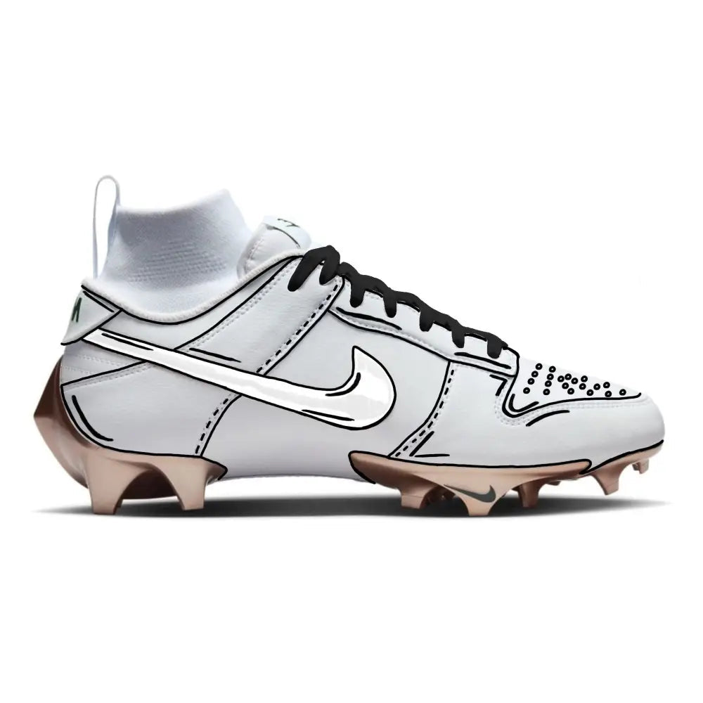 Dunk Black And White Nike Vapor Cleats Size 16 Nike Vapor Edge
