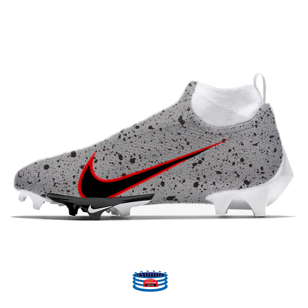 Cement Nike Vapor Pro 360 Cleats Stadium Custom Kicks 9177