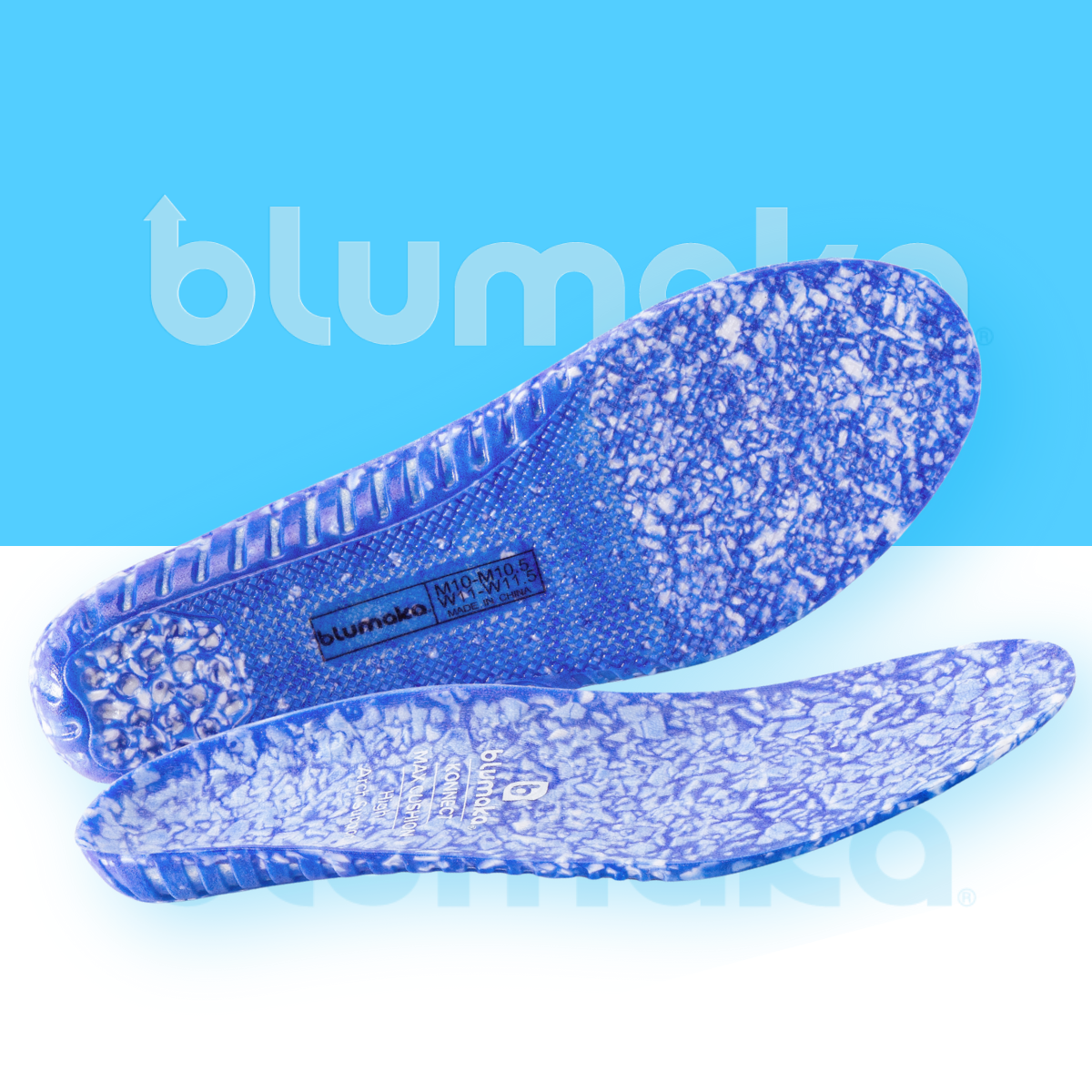 Blumaka NonSlip 'FoamLock' Performance Insoles
