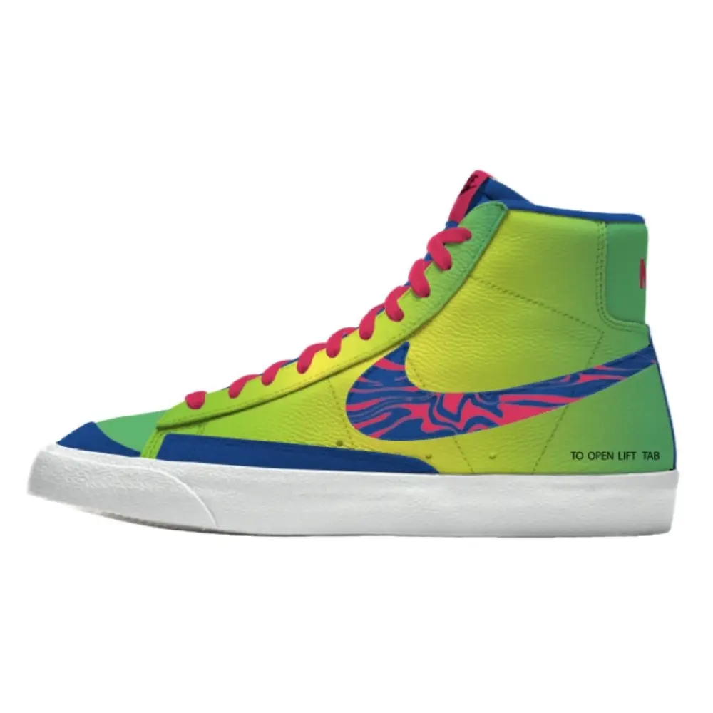 Colorful high-top sneaker from Nike Blazer Mid Shoes 90s Snack Pack collection