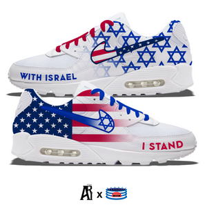 "Stand With Israel" Nike Air Max 90 Shoes