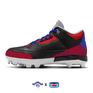 "Chicago" Jordan 3 Retro MCS Cleats