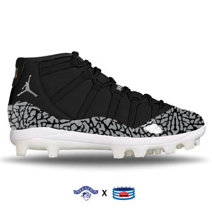 "Elephant Print" Jordan 11 Retro MCS Cleats