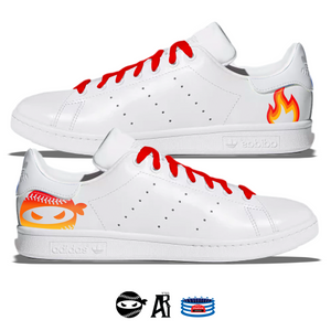 "Fuego Pitching Ninja" Adidas Stan Smith Casual Shoes