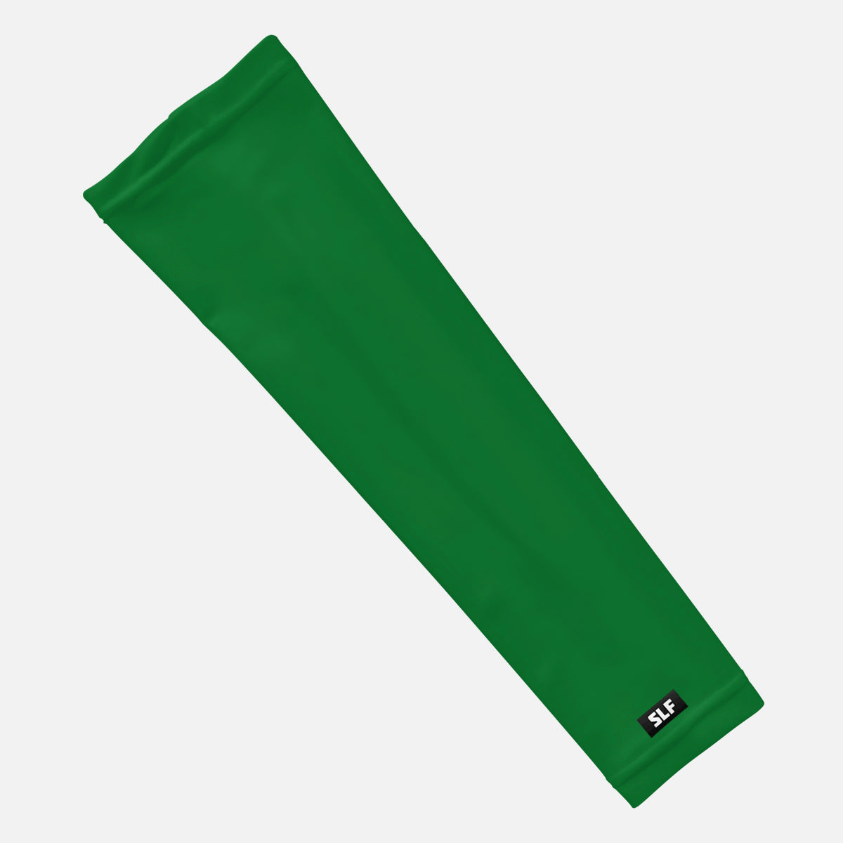 Green arm sleeve with a brand logo on a white background