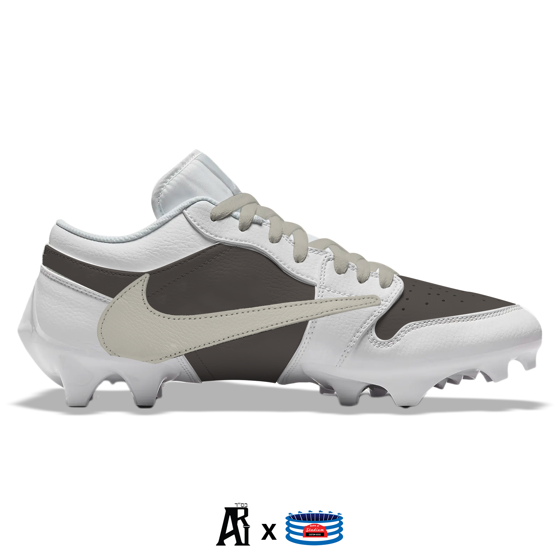 Jordan 1 football cleats low sale