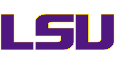 LSU logo with gold and yellow