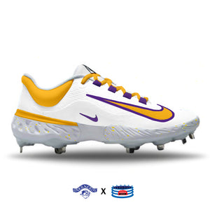 "Los Angeles" Nike Alpha Huarache Elite 4 Low Cleats