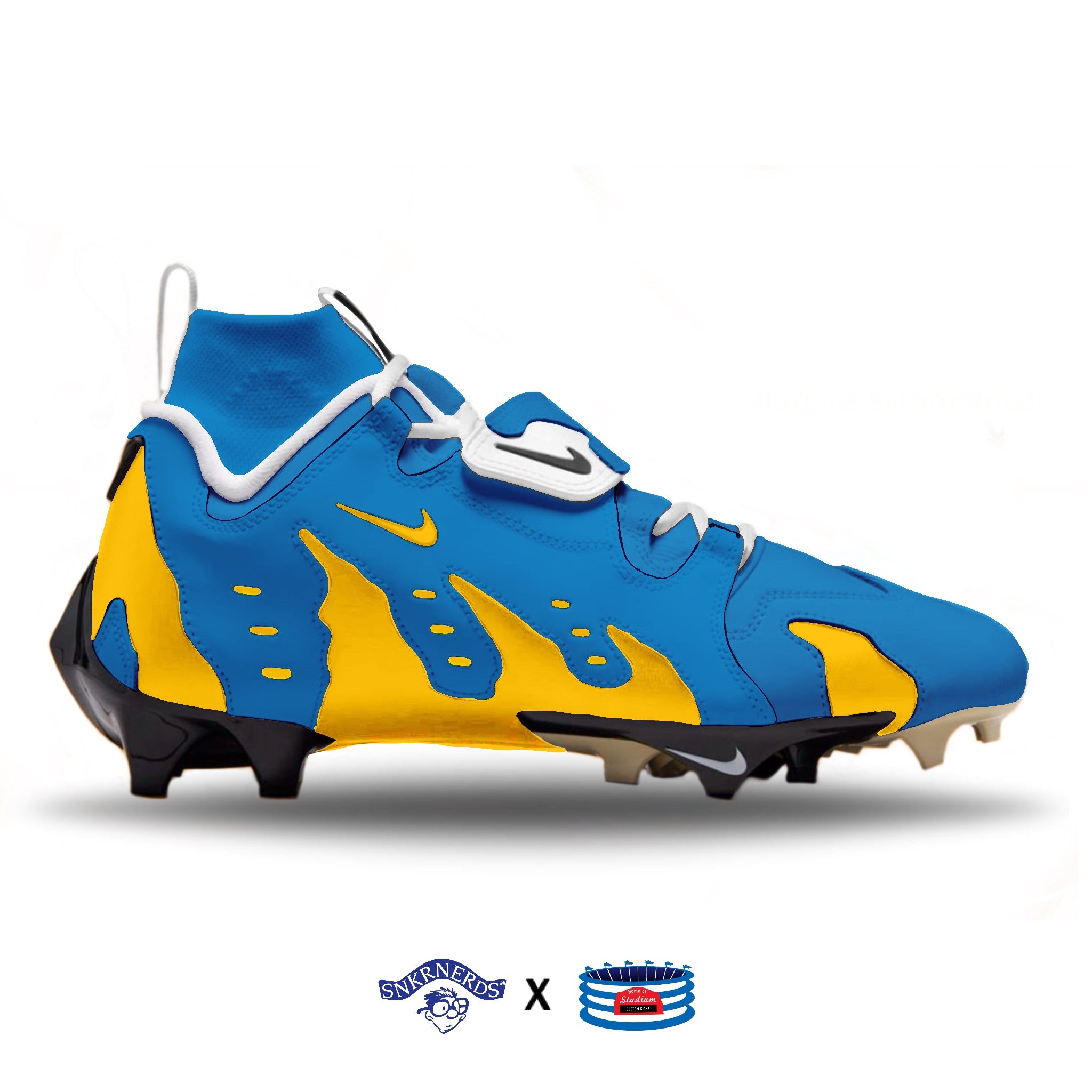 Blue lacrosse cleats on sale