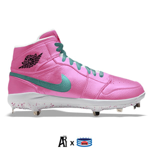 "Metallic Iced Tea" Jordan 1 Retro Cleats