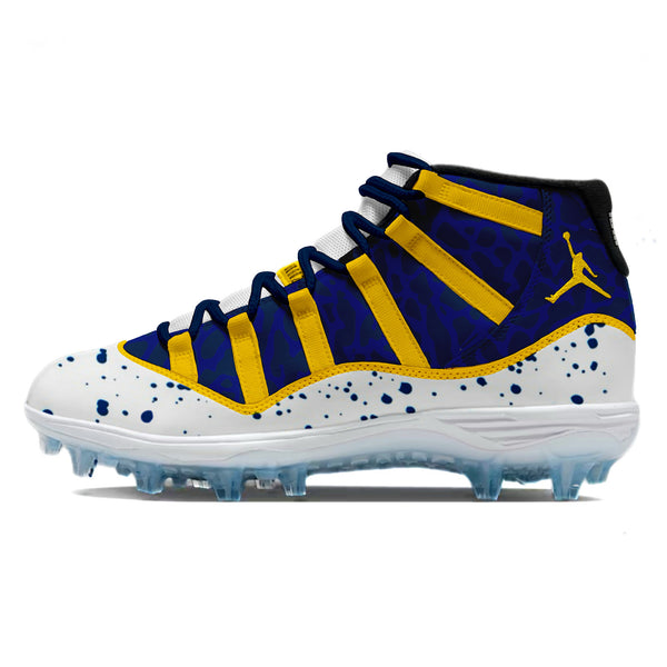 "Michigan" Jordan 11 Retro TD Football Cleats