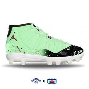 Mint Chocolate Jordan 11 Retro MCS Cleats Stadium Custom Kicks