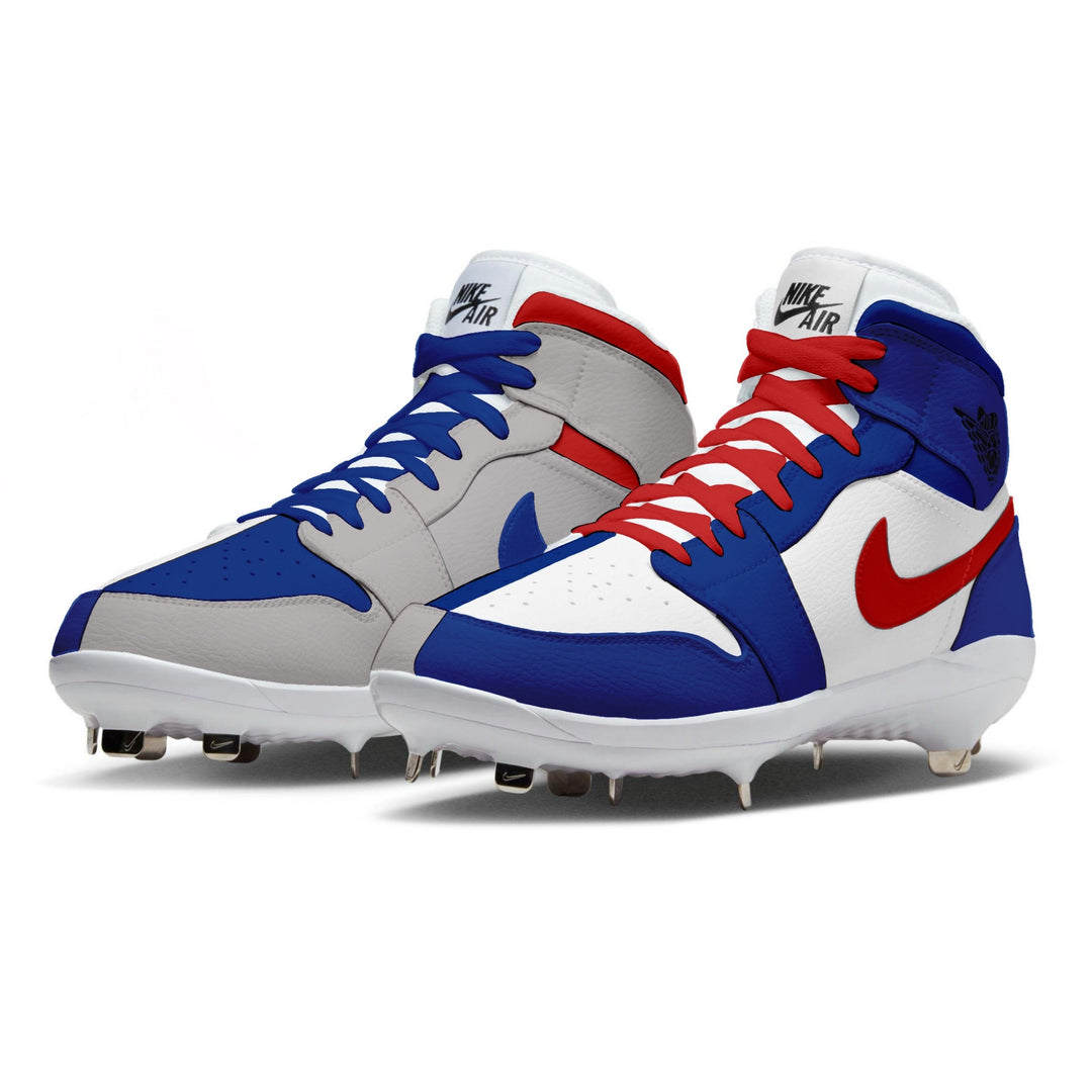 "North Side Mismatch" Jordan 1 Retro Cleats