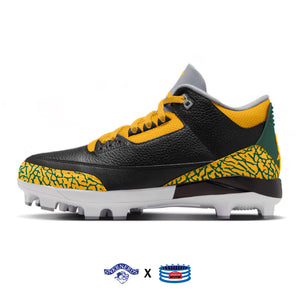 "Oakland" Jordan 3 Retro MCS Cleats