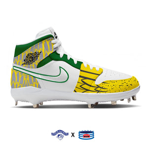 "Oregon Feathers" Jordan 1 Retro Cleats