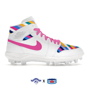 "Prism Pop" Jordan 1 TD Cleats