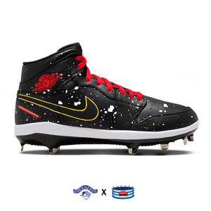 "Red Saber" Jordan 1 Retro Cleats