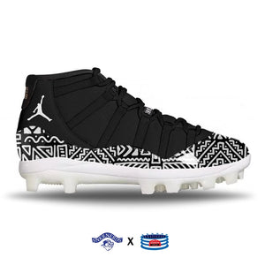 Jordan 11 cleats high best sale