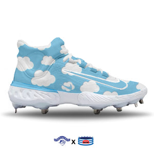 "Up in the Clouds" Nike Alpha Huarache Elite 4 Mid Cleats