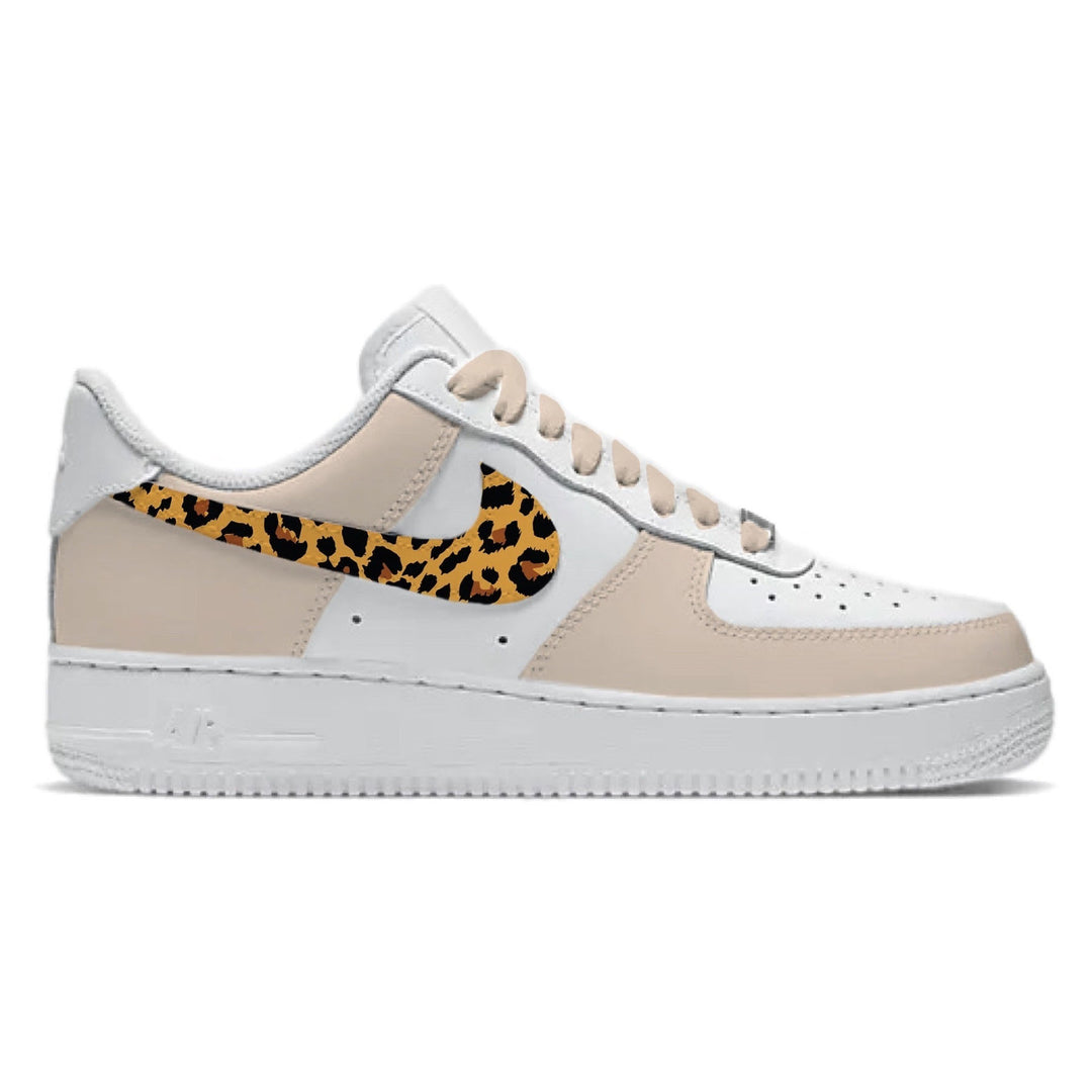 ’Beige Cheetah’ Nike Air Force 1 Low Shoes - Sneakers