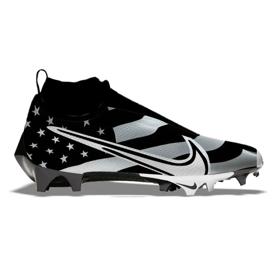 ’Black & White USA Flag’ Nike Vapor Edge Pro 360 Cleats - Cleats