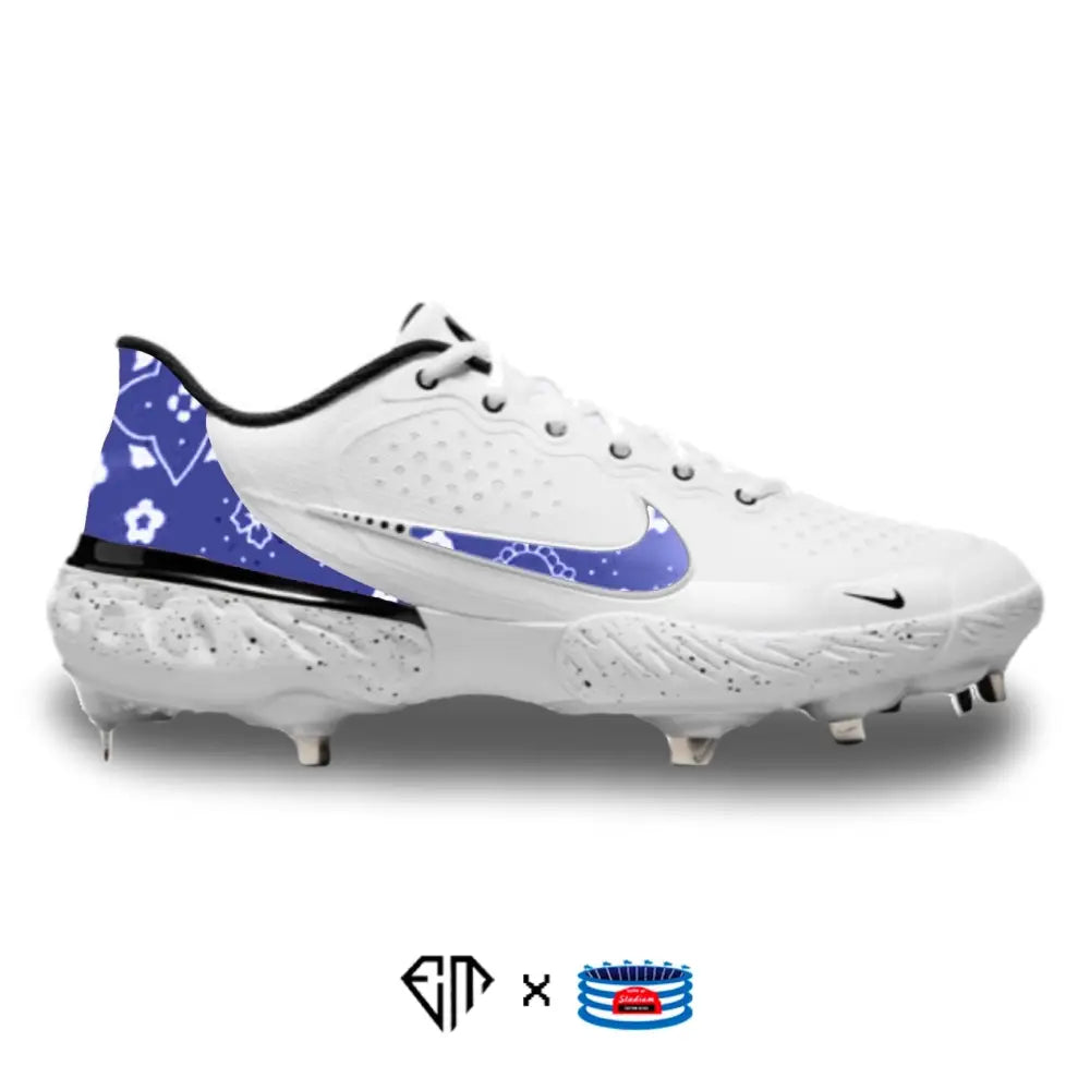 ’Blue Bandana’ Nike Alpha Huarache Elite 3 Low Cleats - Cleats