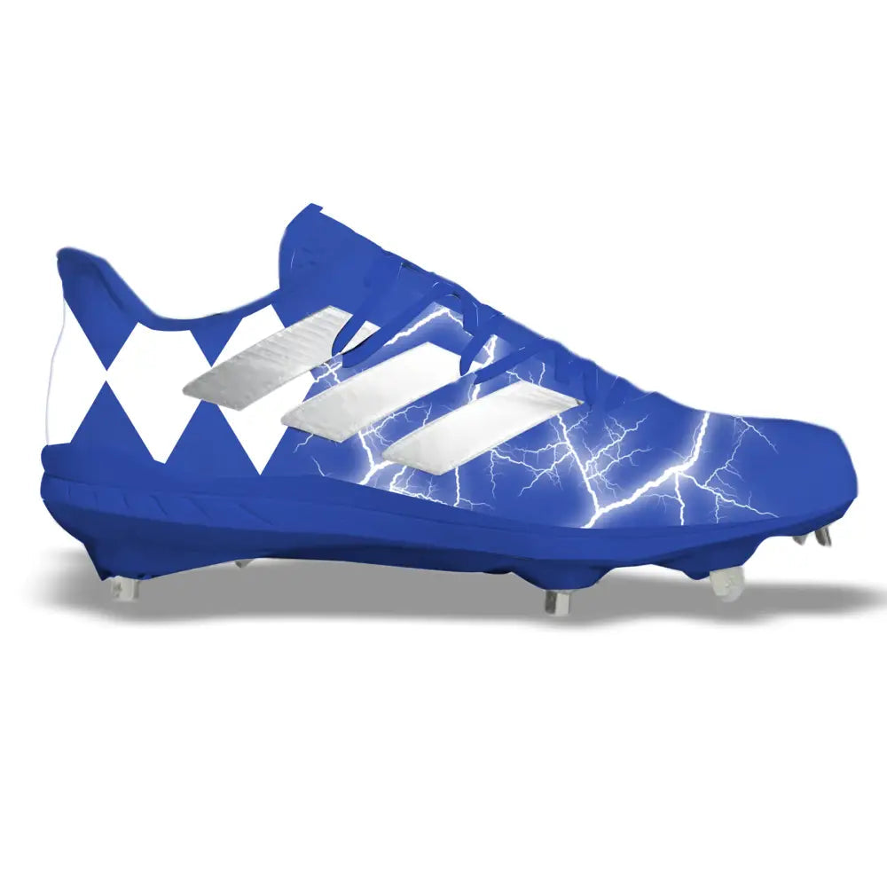 ’Blue Ranger’ Adidas Adizero Afterburner 8 Cleats - Cleats