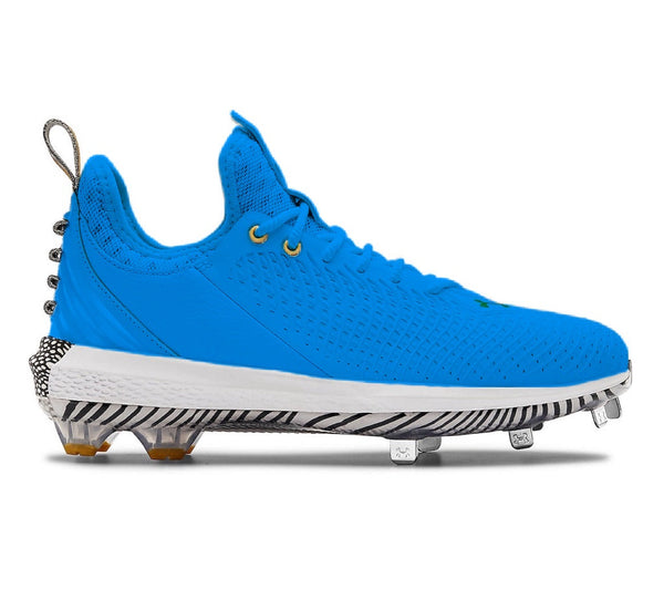 Bright Blue Under Armour Harper 5 | Stadium Custom Kicks