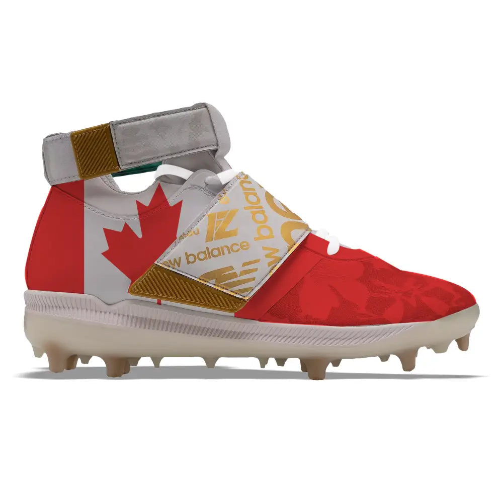 ’Canada Flag’ New Balance Lindor 1 TPU Baseball Cleats - Cleats