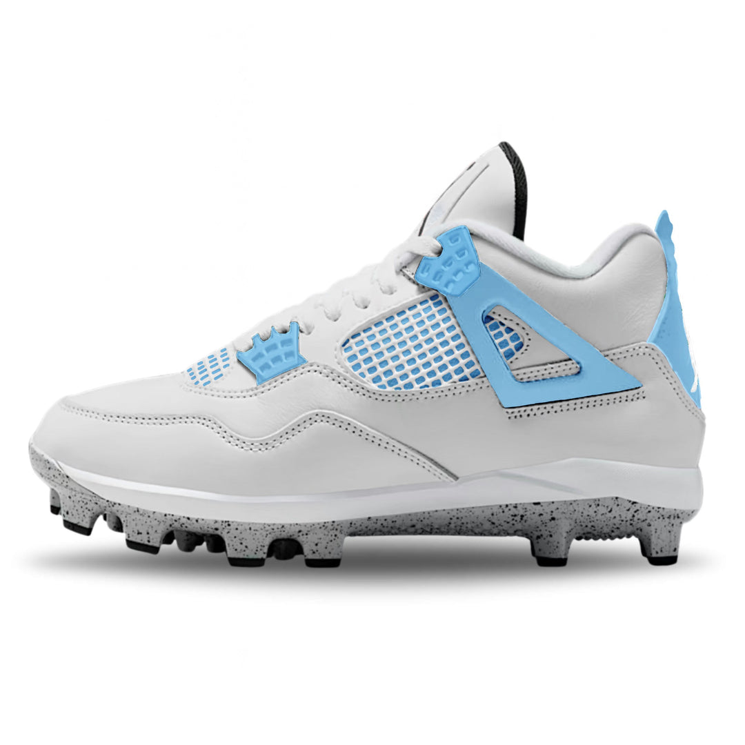 ’Carolina’ Jordan 4 Retro MCS Cleats - Cleats