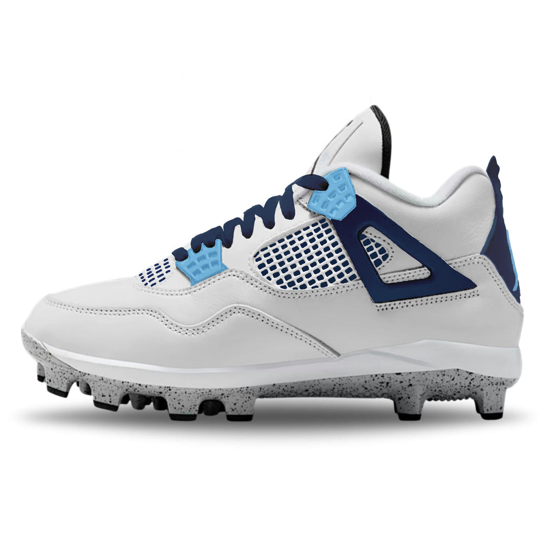 ’Carolina’ Jordan 4 Retro MCS Cleats - Cleats