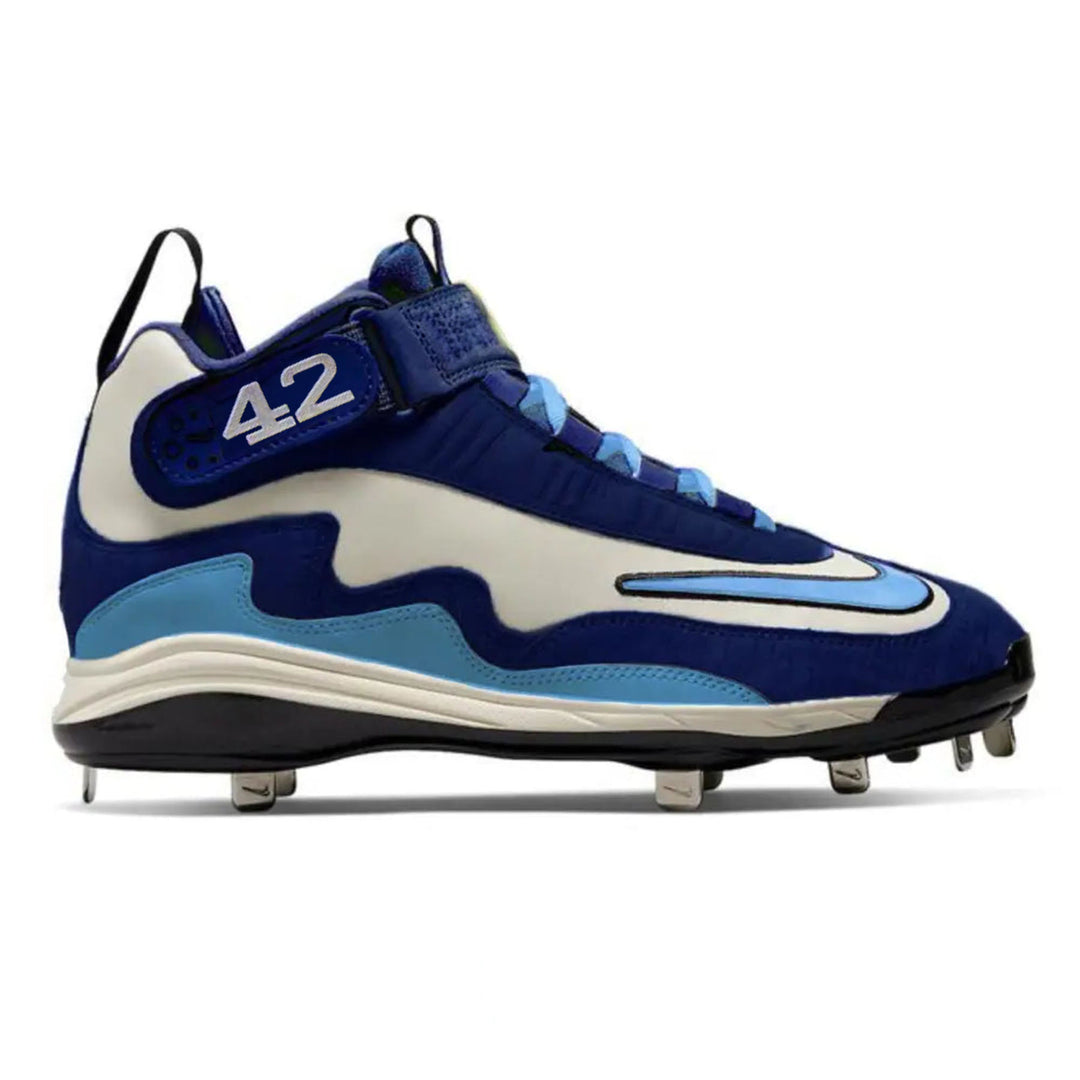’Carolina’ Nike Air Griffey 1 Cleats - Cleats