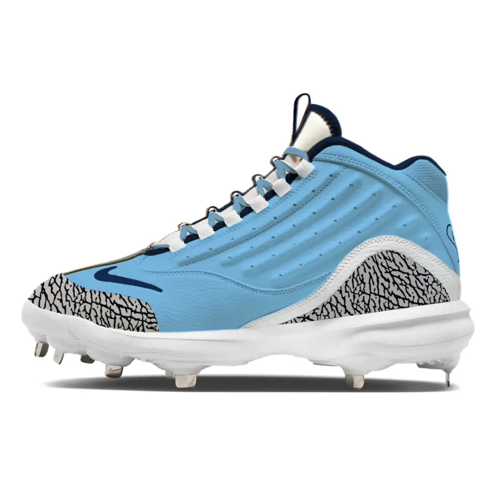 ’Carolina’ Nike Griffey 2 Cleats - Cleats