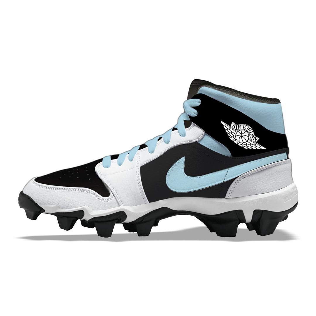 ’Carolina Panda’ Jordan 1 Kids’ Multisport Cleats - Cleats