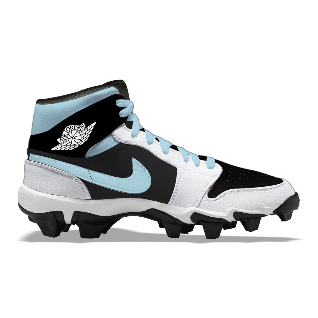 ’Carolina Panda’ Jordan 1 Kids’ Multisport Cleats - Cleats