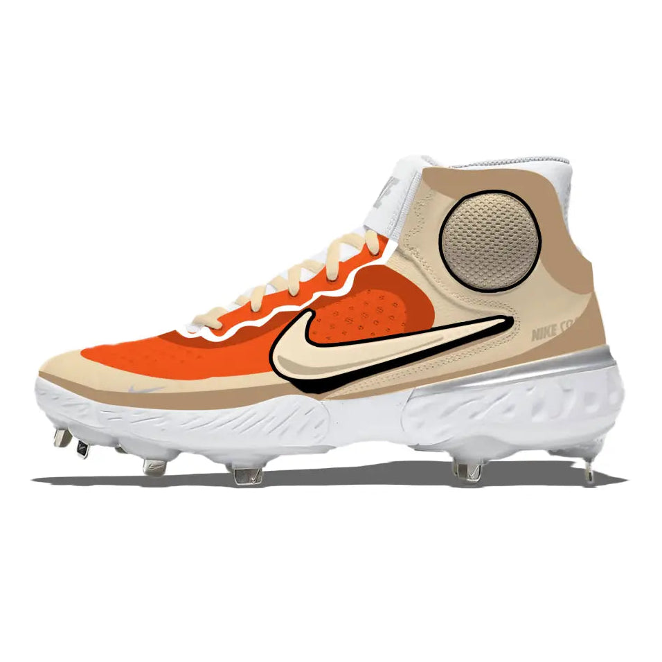 ’Cartoon’ Nike Alpha Huarache Elite 3 Mid Cleats - Cleats