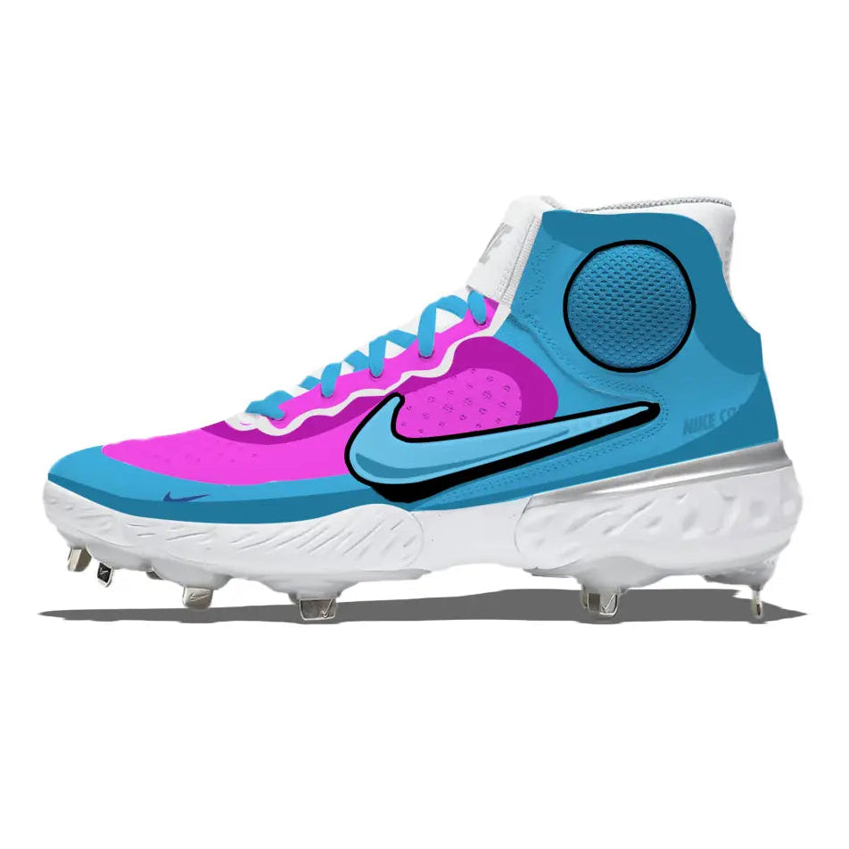 ’Cartoon’ Nike Alpha Huarache Elite 3 Mid Cleats - Cleats