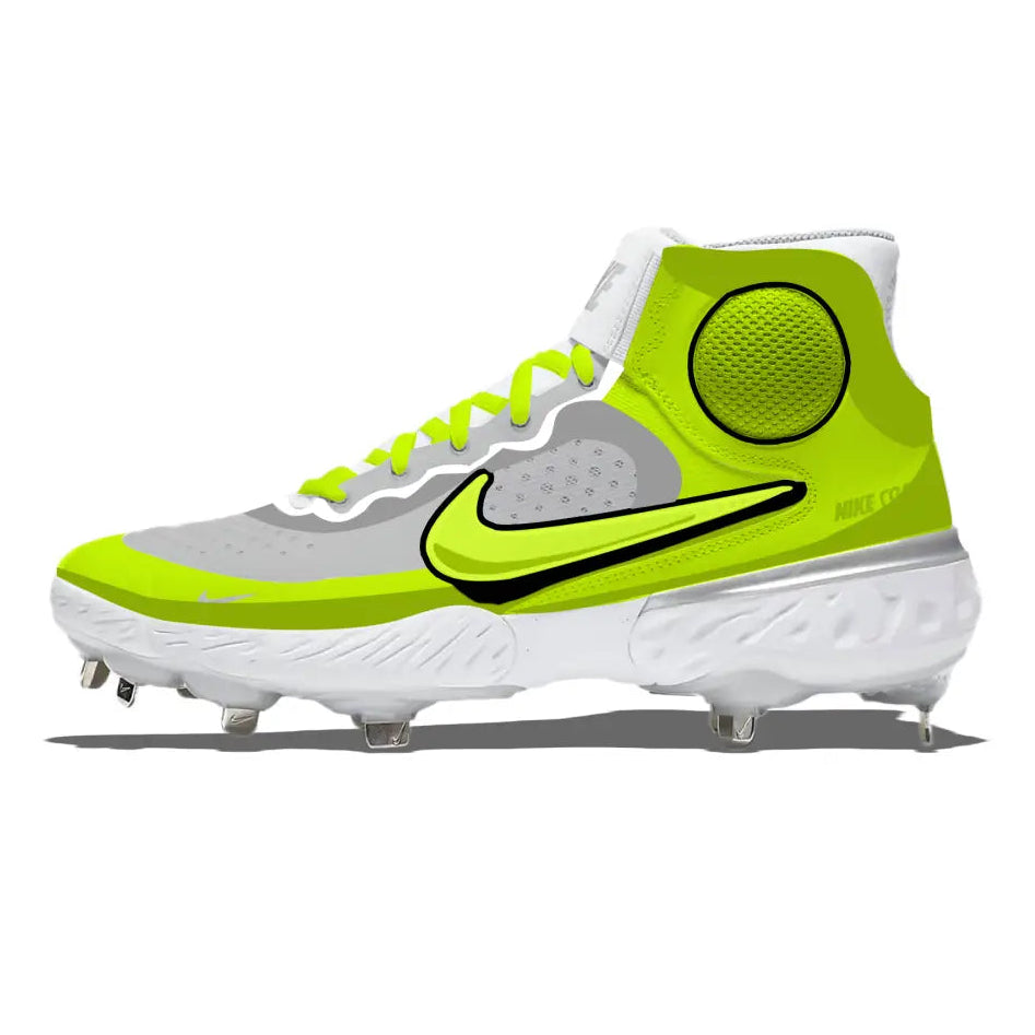 ’Cartoon’ Nike Alpha Huarache Elite 3 Mid Cleats - Cleats
