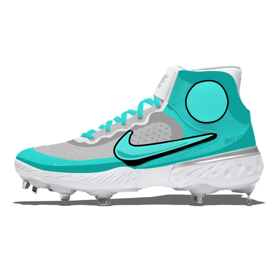 ’Cartoon’ Nike Alpha Huarache Elite 3 Mid Cleats - Cleats