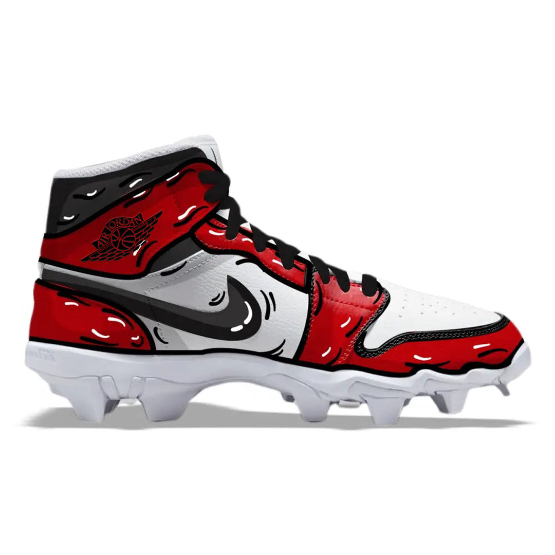 ’Chicago Cartoon’ Jordan 1 Kids’ Multisport Cleats - Cleats