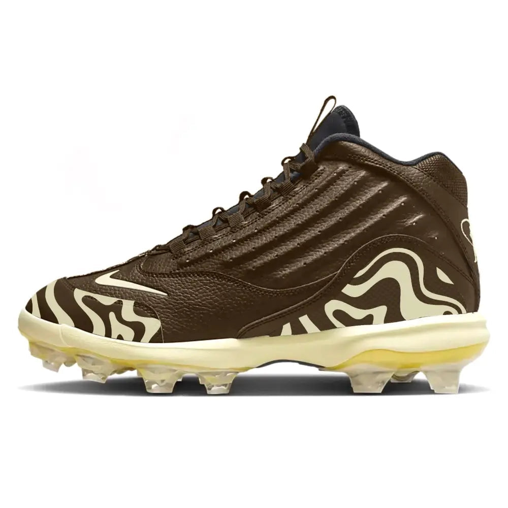 ’Chocolate Swirl’ Nike Griffey 2 MCS Cleats - Cleats