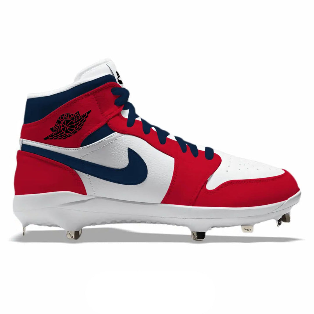 "Cleveland" Jordan 1 Retro Cleats