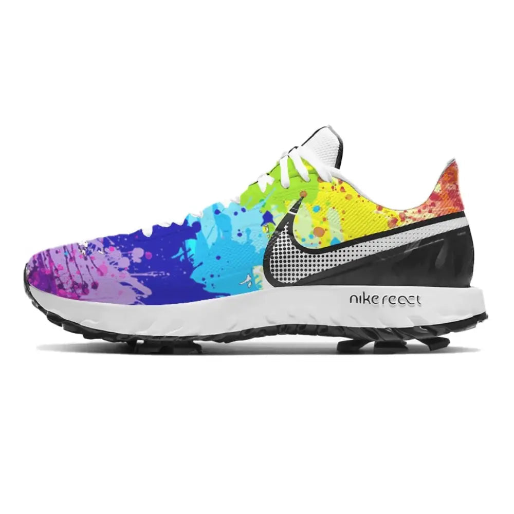 Colorful Nike React Infinity Pro Golf Shoe from Color Splash collection